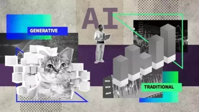 Generative AI vs. Traditional AI by LinkedIn